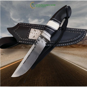 БІЛОБОКИЙ ексклюзивний ніж ручної роботи майстра студії Fomenko Knifes, купити замовити в Україні (Ламінат- центр CPM® S125V™)